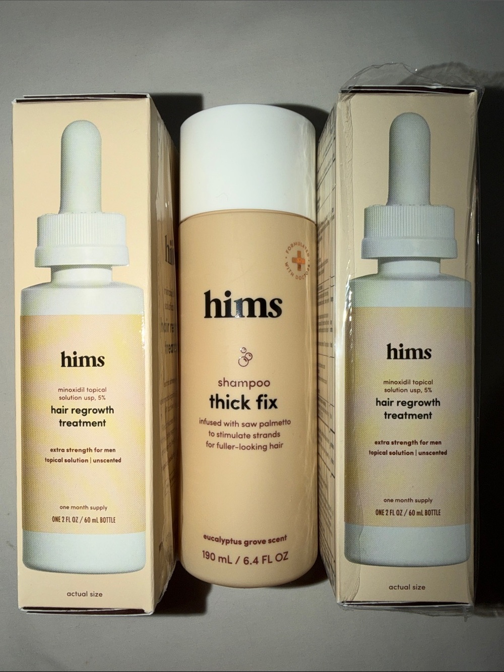 HIMS Hair set (The thick fix) bundle of 3 brand new set